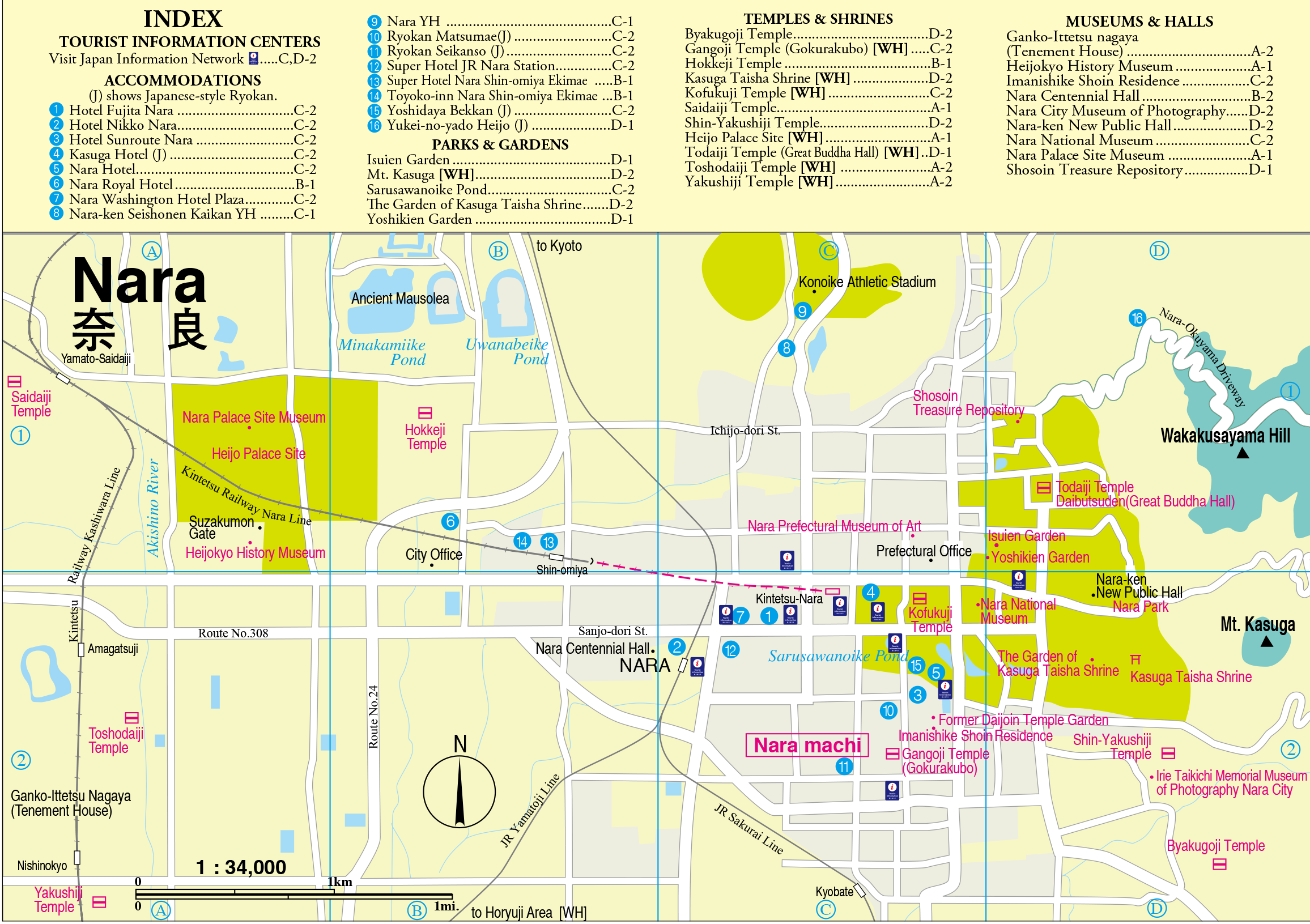 Nara City Map