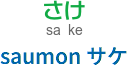 sake - saumon サケ